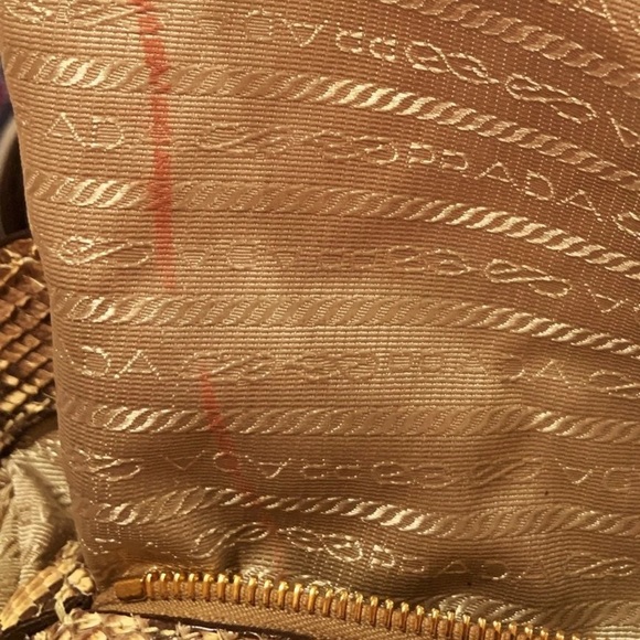 EXCLUSIVE 💯Authentic Prada Python Paglia Raffia Style Purse - Picture 12 of 14